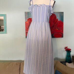 Women_s Tie Shoulder Midi Dress